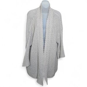 Old Navy Womens Lodge Cozy Kimono Cardigan Size Large Open Knit
